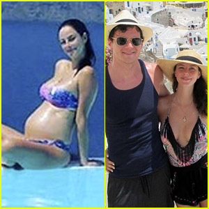 Pregnant Kaya Scodelario Bares Baby Bump in Bikini!