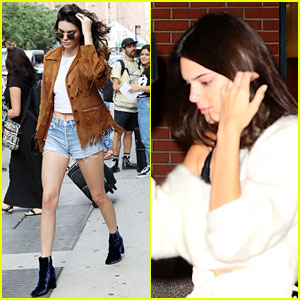 Kendall Jenner Meets Up with Justine Skye for Dinner