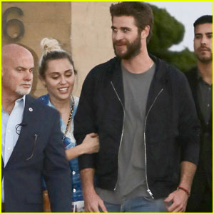 Miley Cyrus & Liam Hemsworth Head to Malibu for Dinner
