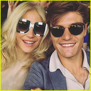 Pixie Lott & Oliver Cheshire Cheer On Andy Murray at Wimbledon