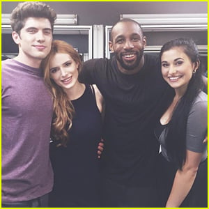 Bella Thorne & Carter Jenkins Get a Dance Lesson From Stephen 'tWitch' Boss for 'Famous in Love'