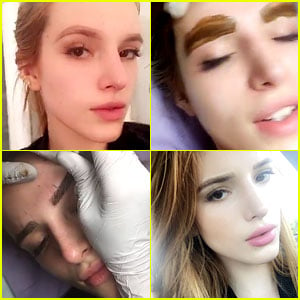 Bella Thorne Shows Off New Tattooed Eyebrows!