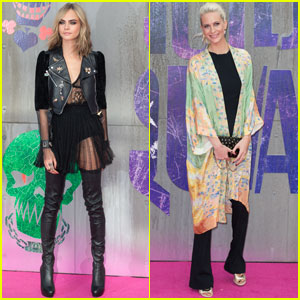 Cara Delevingne Gets Support From Sister Poppy at 'Suicide Squad' Premiere