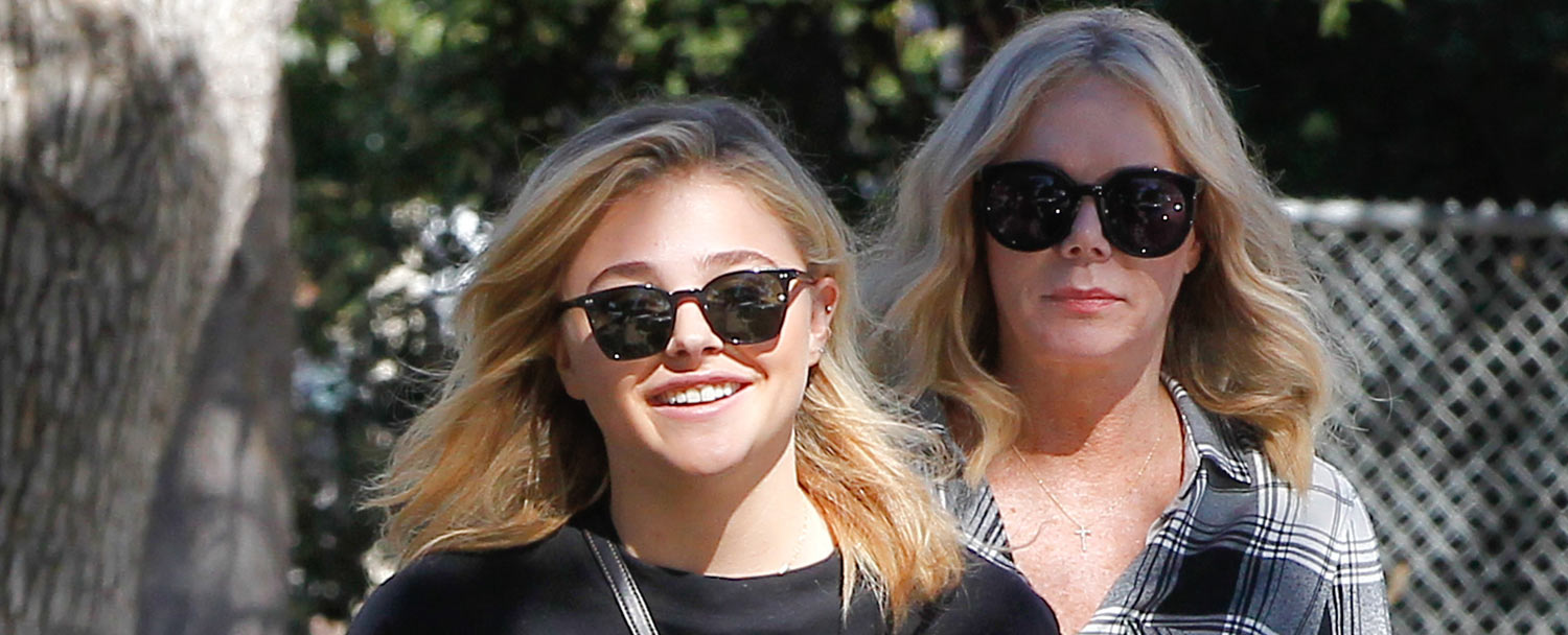 Chloe Grace Moretz is all smiles while running errands wearing a