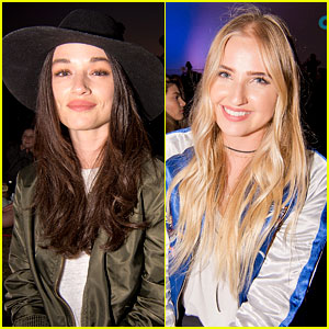 Crystal Reed & Veronica Dunne Watch 'Poltergeist' with Cinespia!