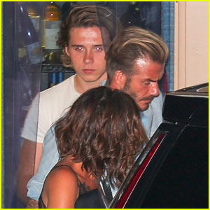 Brooklyn Beckham Dines with Parents After Debuting 'Dazed Korea' Covers