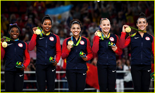 Usa Women S Gymnastics Team 16 Announces Team Name Final Five 16 Rio Summer Olympics Alexandra Raisman Final Five Gabrielle Douglas Laurie Hernandez Madison Kocian Simone Biles Just Jared Jr