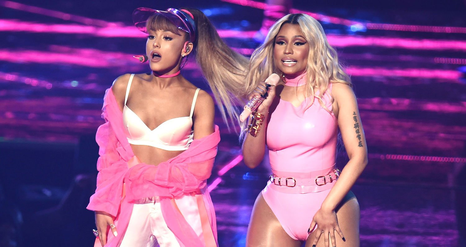 Ariana Grande Performs ‘side To Side At Mtv Vmas 2016 With Nicki Minaj Video 2016 Mtv Vmas 5212