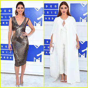 Shelley Hennig & Holland Roden Make Fashion Statements at MTV VMAs 2016