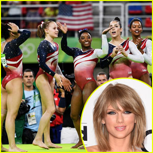 Taylor Swift Is So Proud of the US Women’s Gymnastics Team! | 2016 Rio ...