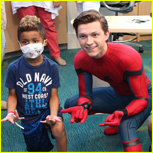 Tom Holland Dresses as Spider-Man to Visit Children's Hospital!