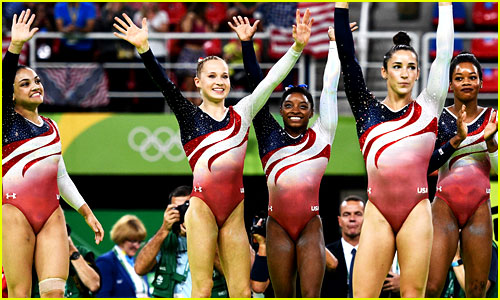 Simone Biles Leads Usa Women S Gymnastics Team To All Around Gold Medal