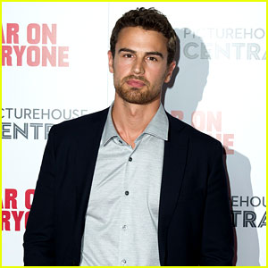 Theo James Suits Up for 'War On Everyone' UK Premiere!