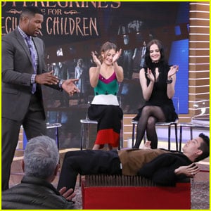 Asa Butterfield Casually Lies on Bed of Nails on 'GMA' - Watch Now!