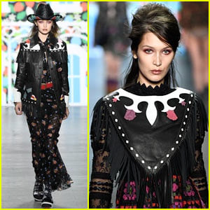Gigi Hadid Shares the Anna Sui Runway with Younger Sis Bella