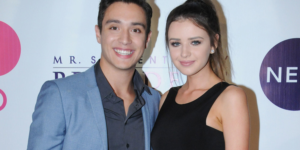 Gabriel Conte & Fiance Jess Bauer Couple Up For ‘Mr. Student Body President’ Premiere | Gabriel