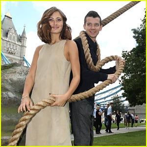Asa Butterfield & Ella Purnell Promo 'Miss Peregrine's Home For Peculiar Children' In London