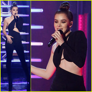 Hailee Steinfeld Belts Out Her New Single 'Starving' on 'Late Night' - Watch Now!