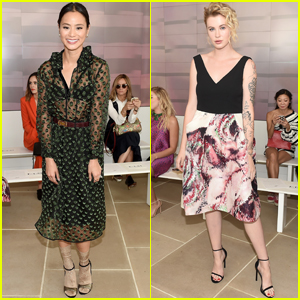 Ireland Baldwin, Sami Gayle & Jamie Chung Stop By Monique Lhuillier's Show at NYFW