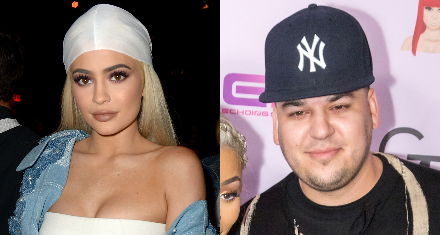 Kylie Jenner’s Brother Rob Kardashian Tweets Out Her Real Phone Number