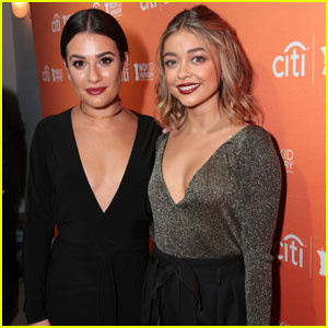 Sarah Hyland Hangs With Lea Michele at No Kid Hungry Dinner