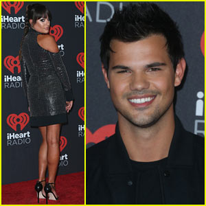 Lea Michele Taylor Lautner Party at iHeartRadio Music Festival