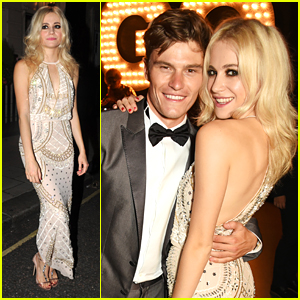 Pixie Lott Joins Boyfriend Oliver Cheshire at GQ Men of the Year Awards After Party