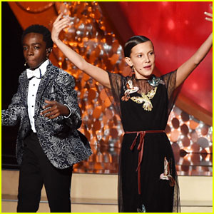 Millie Bobby Brown & 'Stranger Things' Kids Perform in Unaired Emmys Moment! (Video)