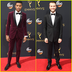 Trevor Jackson & Connor Jessup Rep 'American Crime' at Emmy Awards 2016