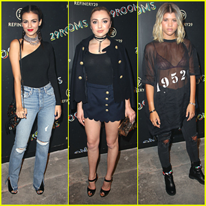 Victoria Justice & Peyton List Step Out For Refinery29's '29Rooms' NYFW Event