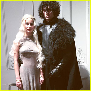 Ansel Elgort & Violetta Komyshan Make the Perfect 'Game of Thrones' Halloween Couple!