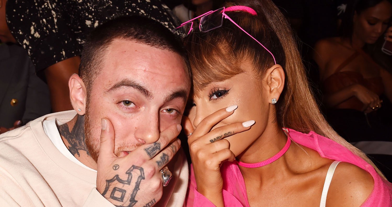 Ariana Grandes Latest Kissing Photo Has Us Wondering Ariana Grande Mac Miller Just Jared Jr