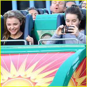 Chloe Moretz Spends Sunday at Disneyland with Kaitlyn Dever!