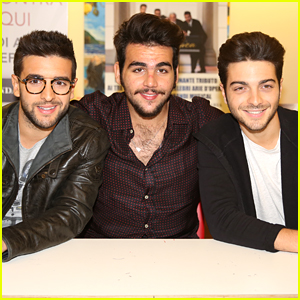 Il Volo Meet Fans Young & Old During Album Signing in Italy