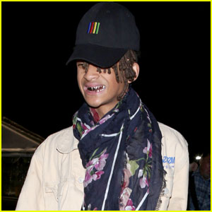 Jaden Smith Wears a Mask & Grill for Kanye West's L.A. Show
