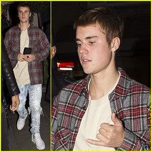 Justin Bieber Goes Restaurant Hopping in London!