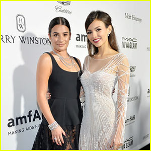 Lea Michele & Victoria Justice are Red Carpet Beauties at amfAR's Inspiration Gala!