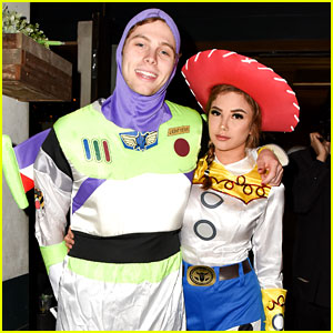 Luke Hemmings & Arzaylea Coordinate 'Toy Story' Costumes for JJ's Halloween Party!