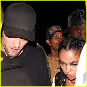 Robert Pattinson & FKA Twigs Stop By Party After Drake's Show