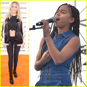 Jordyn Jones & Asia Monet Ray Perform at Skechers Pier To Pier Friendship Walk - See The Pics!