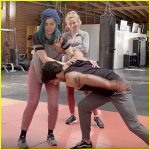 Tyler Posey Helps 'Sweet/Vicious' Stars Learn Self Defense