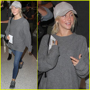 Julianne Hough Stuns Without Makeup at LAX Airport