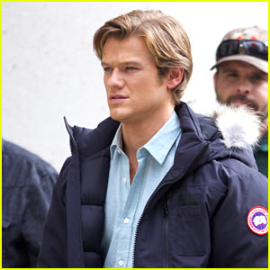 Lucas Till Spends an Early Morning on Set of His Show 'MacGyver'