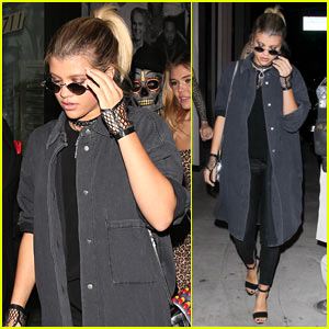 Sofia Richie Parties on Halloween in WeHo!