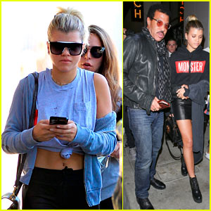Sofia Richie Grabs Dinner with Dad Lionel in WeHo!