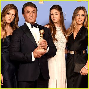 Miss Golden Globe 2017: The Stallone Sisters!