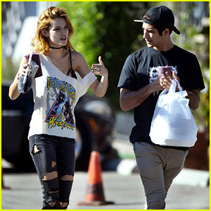Tyler Posey Can't Keep His Eyes of GF Bella Thorne