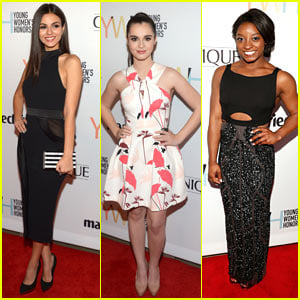 Victoria Justice Has a Mini 'Rocky Horror' Reunion at Young Women's Honors Event!