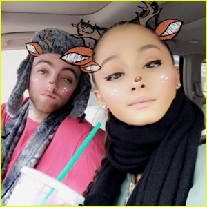 Ariana Grande Spends the Holidays With Boyfriend Mac Miller!