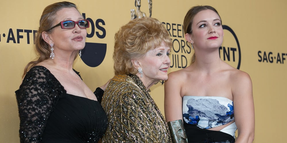 Young Hollywood Sends Prayers To Billie Lourd After Grandmother Debbie ...